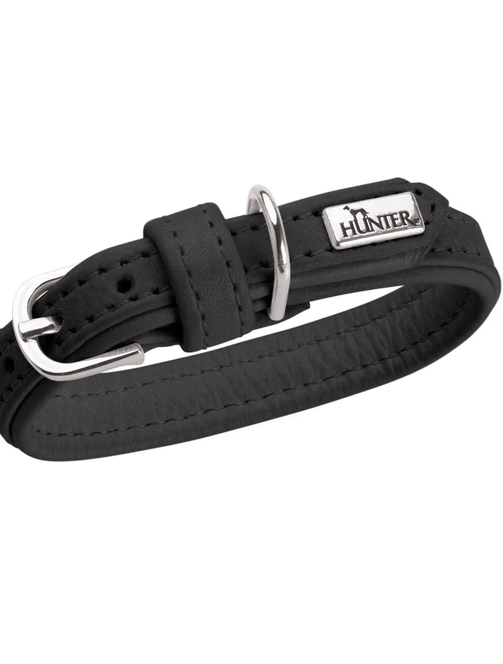 Hunter Soho Mini Hundehalsbånd Sort 14-18 cm